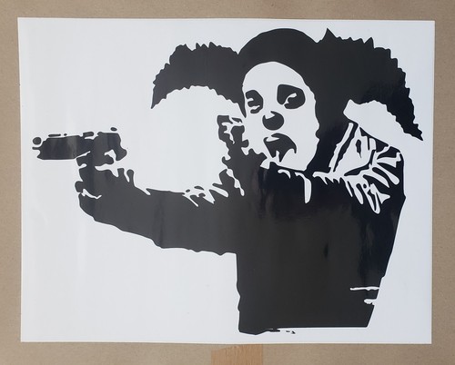 Massive genuine banksy clown - massive,