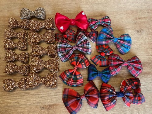 Bundle joblot hair bows - bundle,