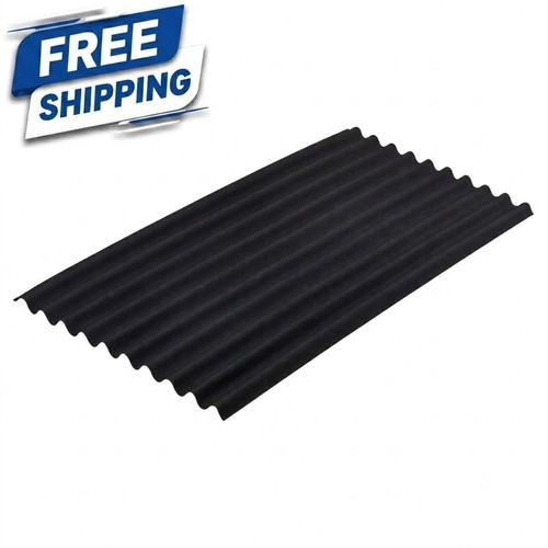 Black bitumen corrugated roof - bitumen,