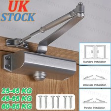 Heavy Duty Door Gate Closer FIRE RATED Spring Loaded Automatic Soft Close Opener