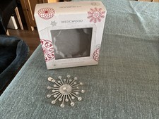 Wedgwood Silver Snowflake Christmas Tree Decoration
