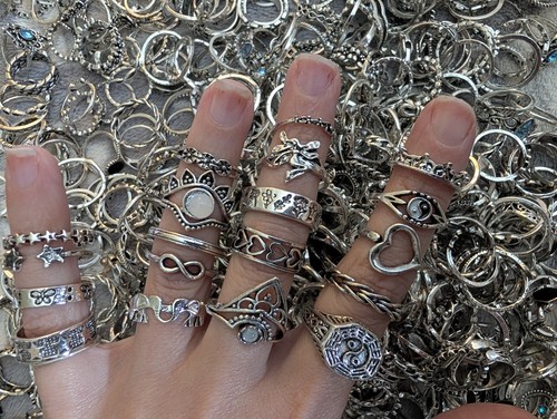 Rings mixed job lot - rings,,