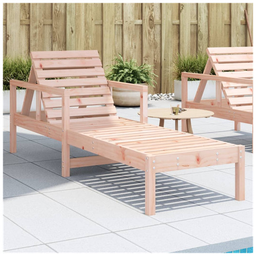 Sun lounger solid pine wood - sun,