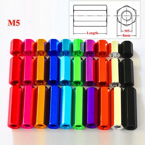 Aluminium alloy threaded - m5,