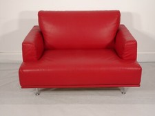 Cassina Nest love chair in genuine Red Pelle leather, fab condition