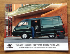 Hyundai H100 Diesel Van  Promotional Advert Real Photo. Free UK Postage