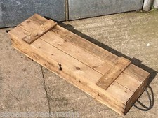 Reclaimed Old Pine Rustic Tool Box Storage Chest 42 1/8” Long