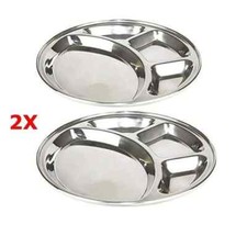 2x Stainless Steel Round 4
