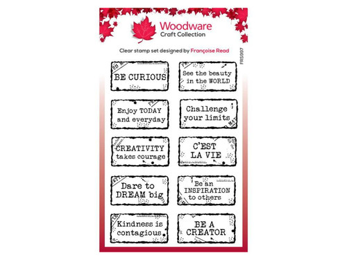 Woodware distressed labels - woodware,
