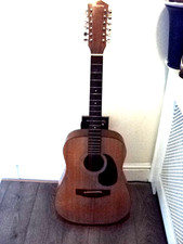 HARMONY 12 STRING DREADNOUGHT ACOUSTIC GUITAR MODEL H6 820-12 - 109cm LONG