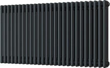 Radiators Matt Anthracite H600xW1177mm 3 Column Steel 5053 BTUs|RRP £843