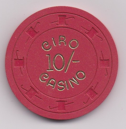 Ciro casino chip london - ciro, 10