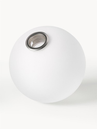 Frosted glass globe shade 8cm - globe,