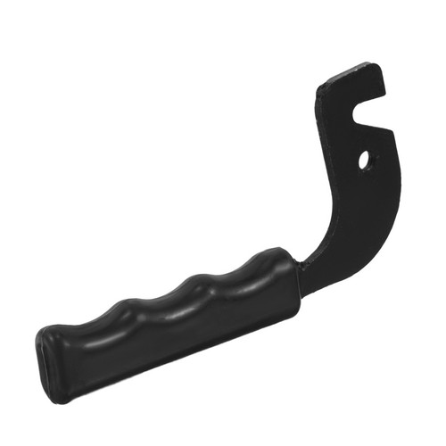 Black boiler door handle - door,