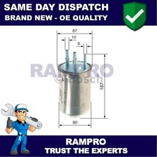 Rampro Fuel Filter Fits Jaguar