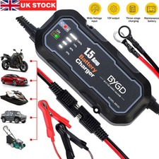 SAE Smart 12V Motorcycle Motorbike Car Battery Charger Automatic Smart Trickle-