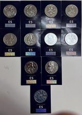Queen Elizabeth BU £5 Black