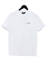 Bee Inspired Men's T-Shirt S White Cotton with Elastane Basic