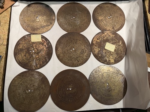 Lot rare antique discs for - lot,
