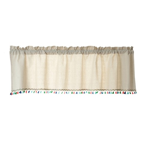 Short curtain tasseled - curtain,
