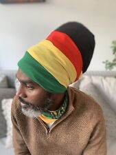 Rasta turban red yellow green black repatriation headwrap unisex easy headwrap