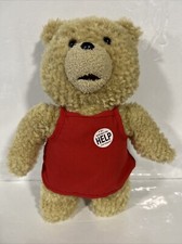 TED Movie Bear Talking Soft Toy 20" Red Apron 2013 B