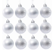 24pcs Christmas Baubles 3.8cm