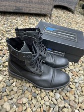 Nicholas Deakins Tate 5076 Black Leather Worker Boots Chukka 45 UK 10.5