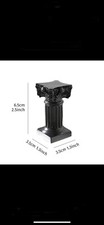 Black plastic roman greek - black,