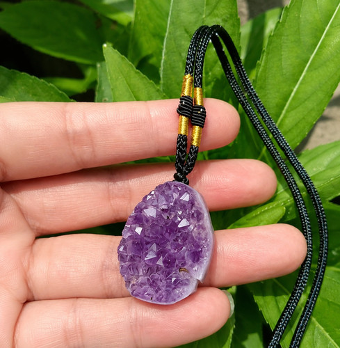 Natural amethyst cluster - natural,