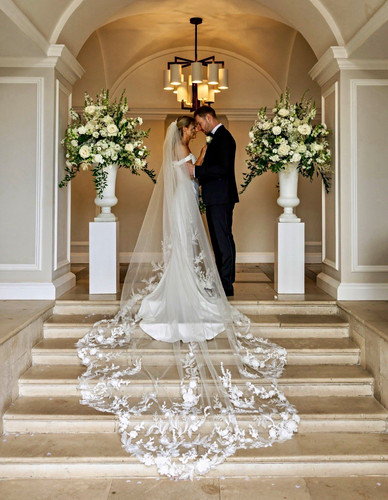 Josephine veil ivory - ivory,