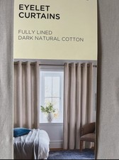 Natural Dark Lined Cotton