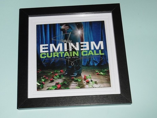 Eminem signed fully framed - signed, cd
