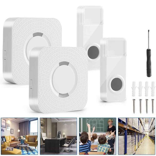 2pcs wireless doorbell chime - doorbell,