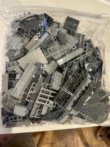 Lego mixed grey bricks - lego,