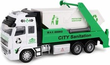 21cm Pull Back Garbage Trucks