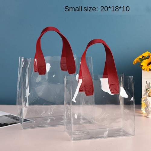 Transparent clear tote bag - transparent,