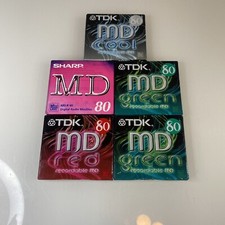 5 x TDK MD80 Colour Recordable