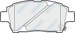 Brakefit pd3301 brake pad - pd3301,