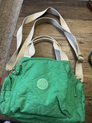 Kipling green crossbody bag - kipling,