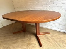 Teak danish dining table - dining,