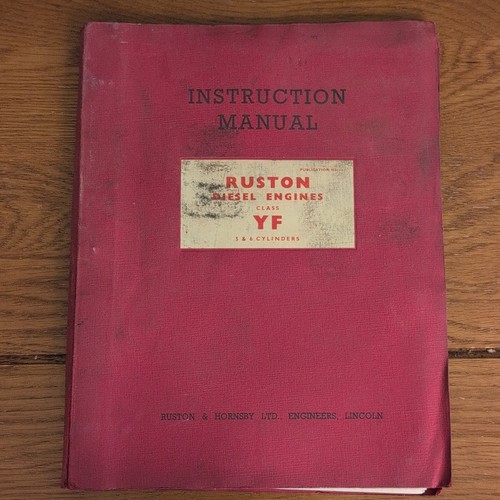 Ruston class diesel engine - class,