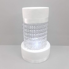 Crystal Style Acrylic Cake Separator Stand Kit with LED Lights and Crystals - Ro
