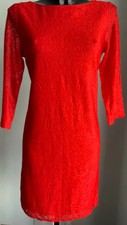 WOMENS DRESS WALLIS UK 10 Red