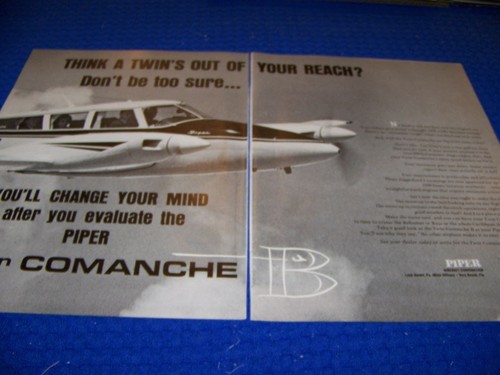 1967 piper twin comanche - 1967,