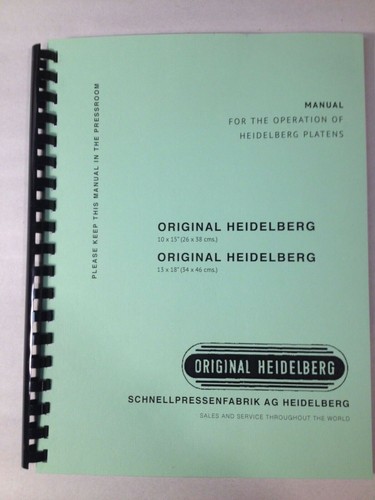 Original heidelberg - original,