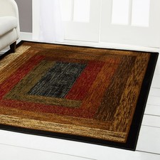 Rustic lodge modern area - rustic,
