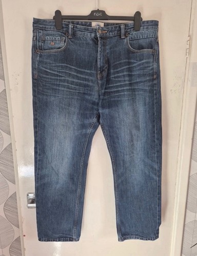 Mens mantaray jeans 38s - jeans, zip