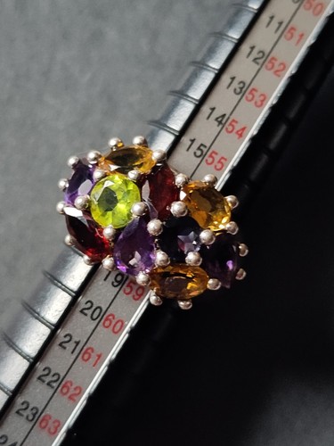 925 sterling chunky multigem - sterling,