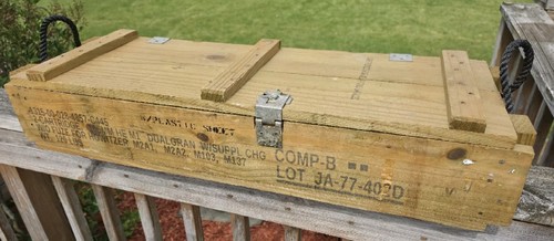 Vintage empty wooden surplus - empty,